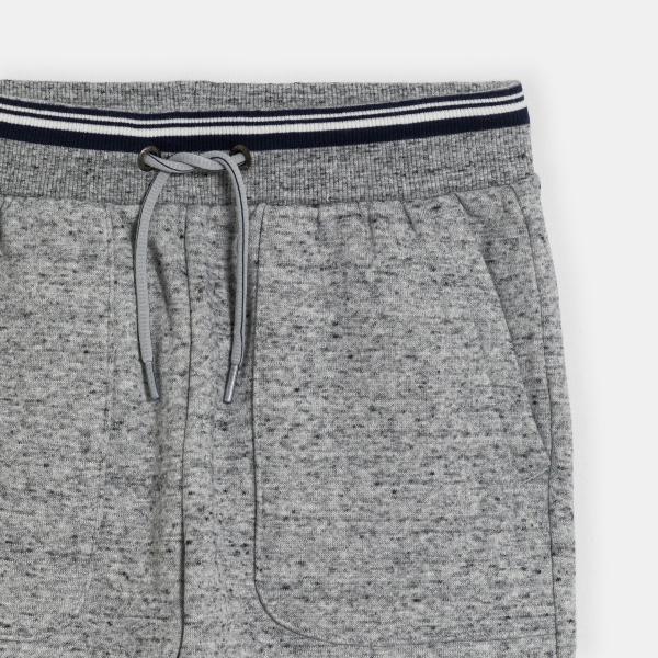 بنطال رياضي باللون الرمادي المرقط للأولاد